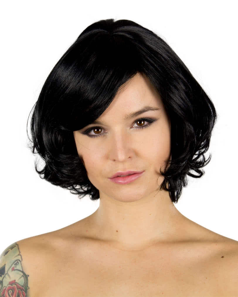 Perücke Vera schwarz   Kurzhaarschnitt Perücke für Damen