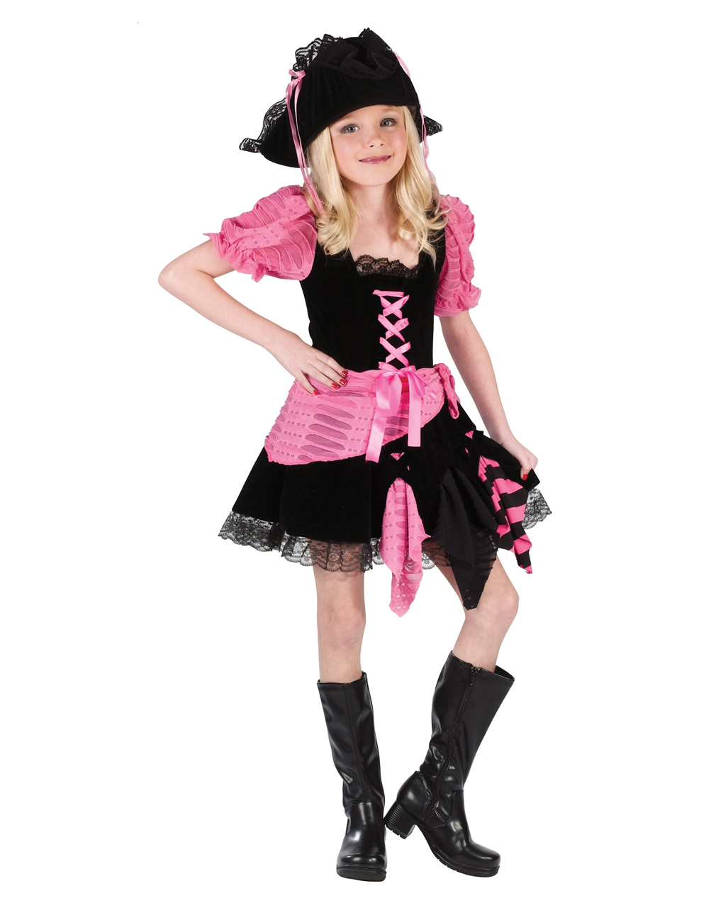 Pinkie Piratenmädchen S für Karneval