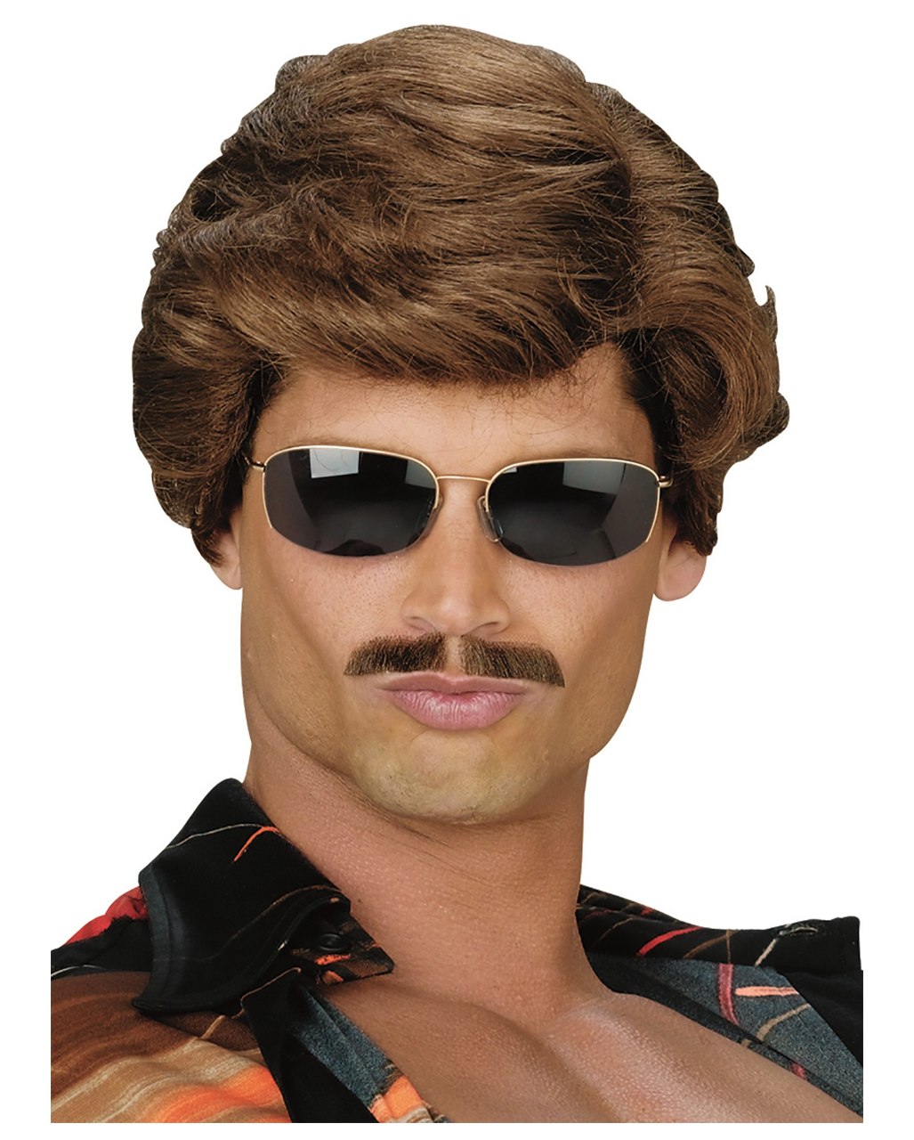 Playboy Engelbert Perücke Braun Playboy Perücke Schlagersänger