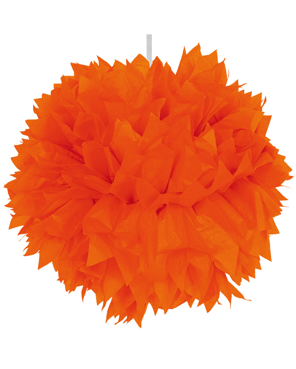 Pom-Pom Orange 30cm als Halloween Deko kaufen!