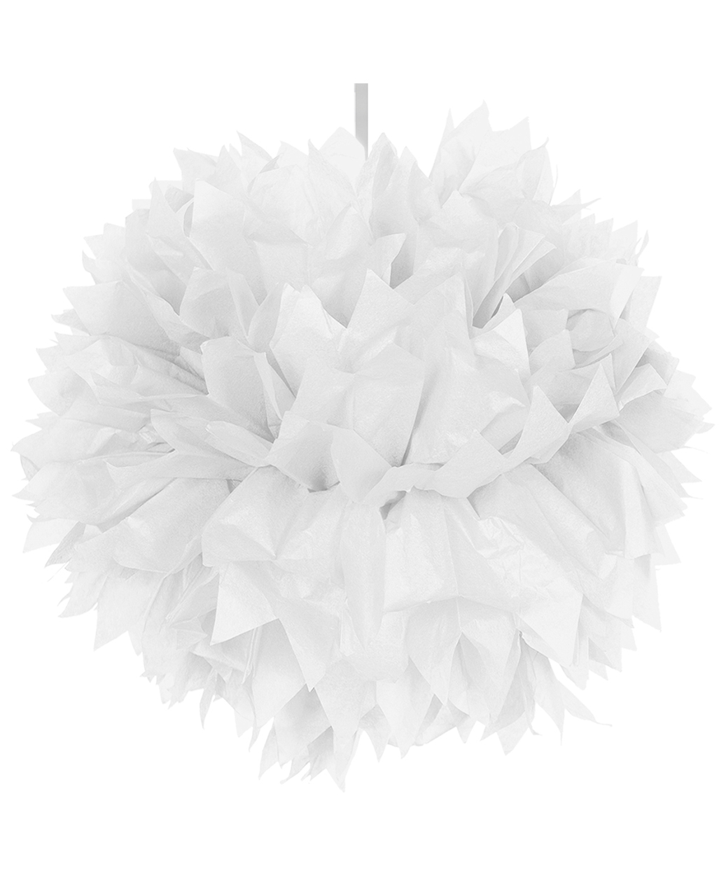 Pom-Pom Weiß 30cm als Deko kaufen!