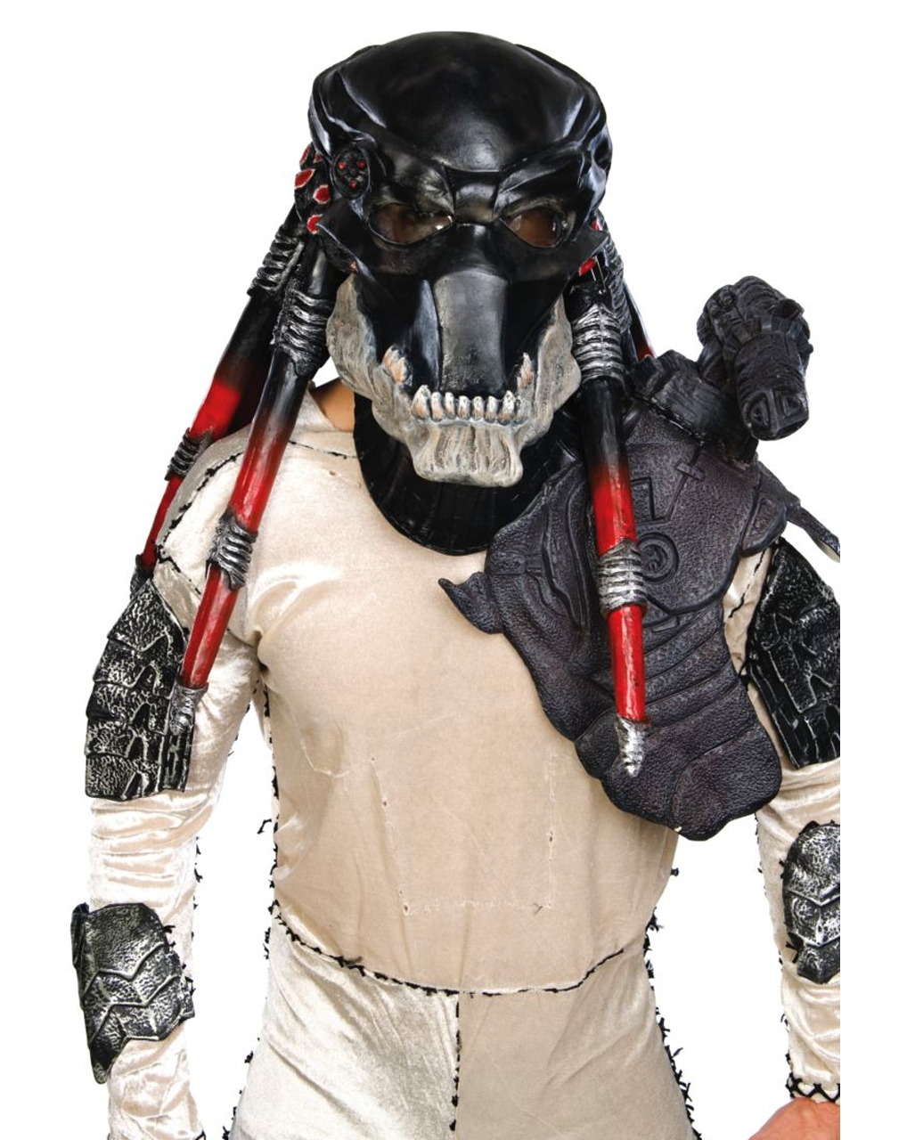Black Predator Maske DLX  Science Fiction Masken kaufen