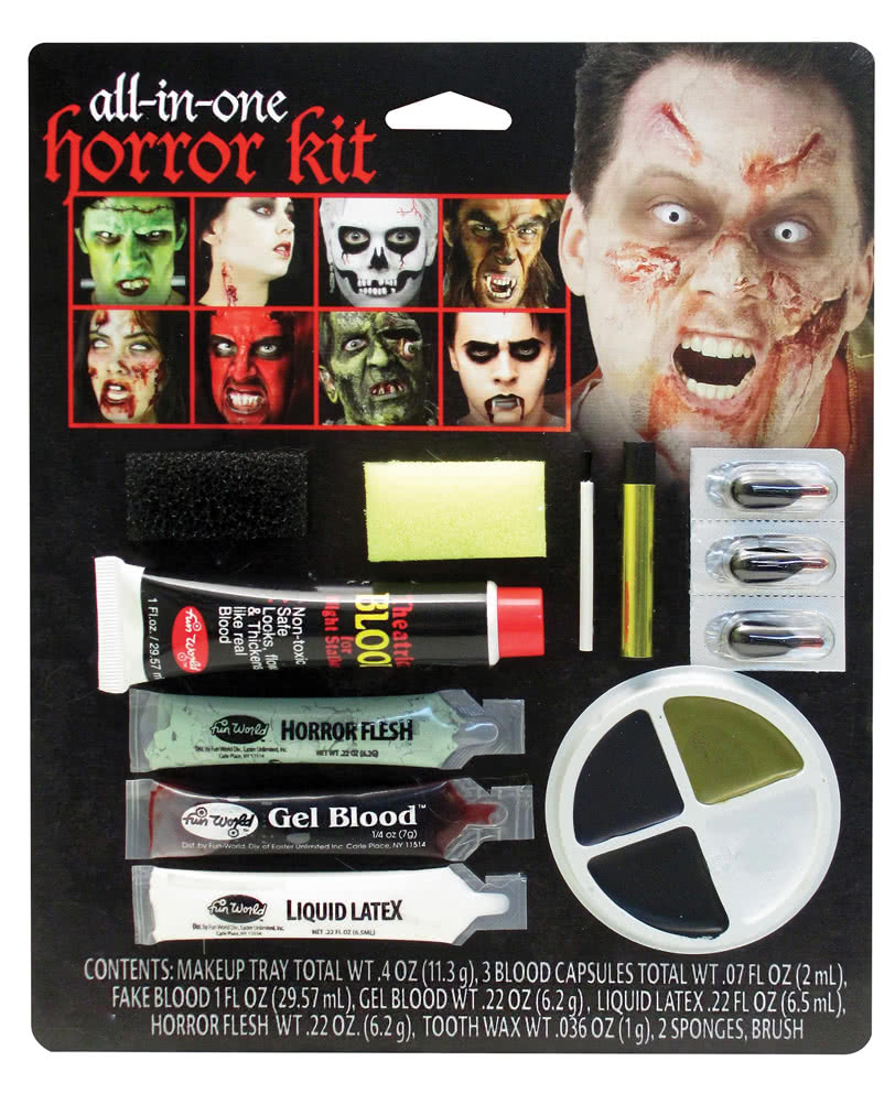Family Horror Make Up Set   Halloween Make Up  Halloween Schminke