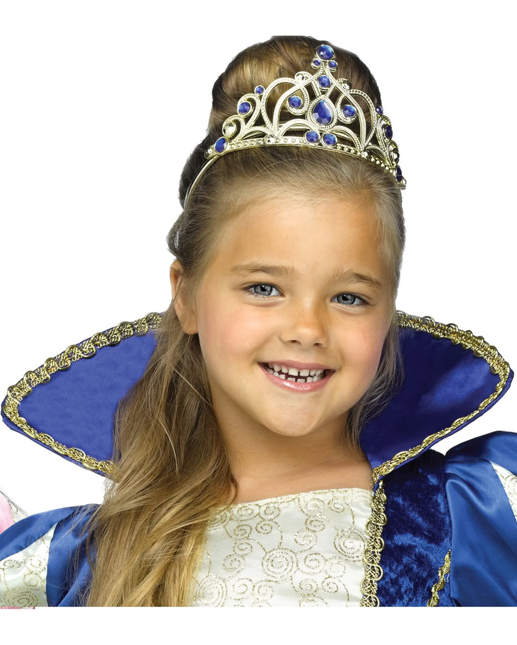 Prinzessinnen Tiara blau jetzt für Karneval kaufen