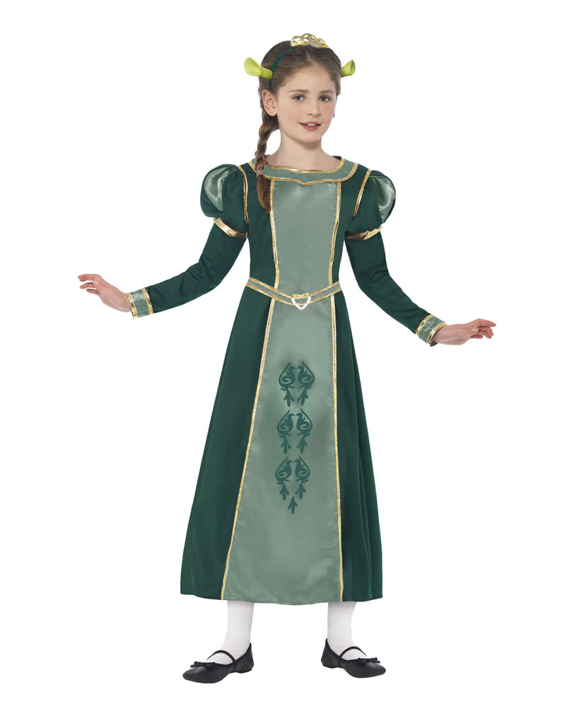 Prinzessin Fiona Kinderkostüm DLX - Shrek Kinderkostüm für Mädchen M (7-9)