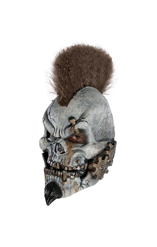 Punk Biker Vinyl Maske -Motorradfahrer Look-Horror Equipment