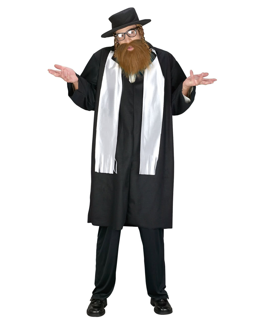 Rabbi Kostüm One Size Rabbiner Kostüm Religions Kostüm
