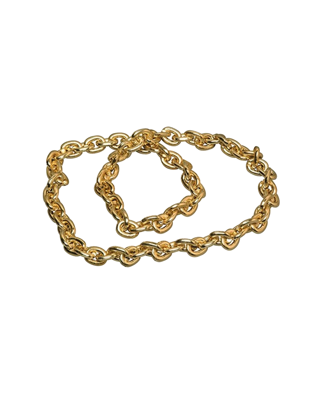 Rapper Goldkette 95cm Kostümschmuck