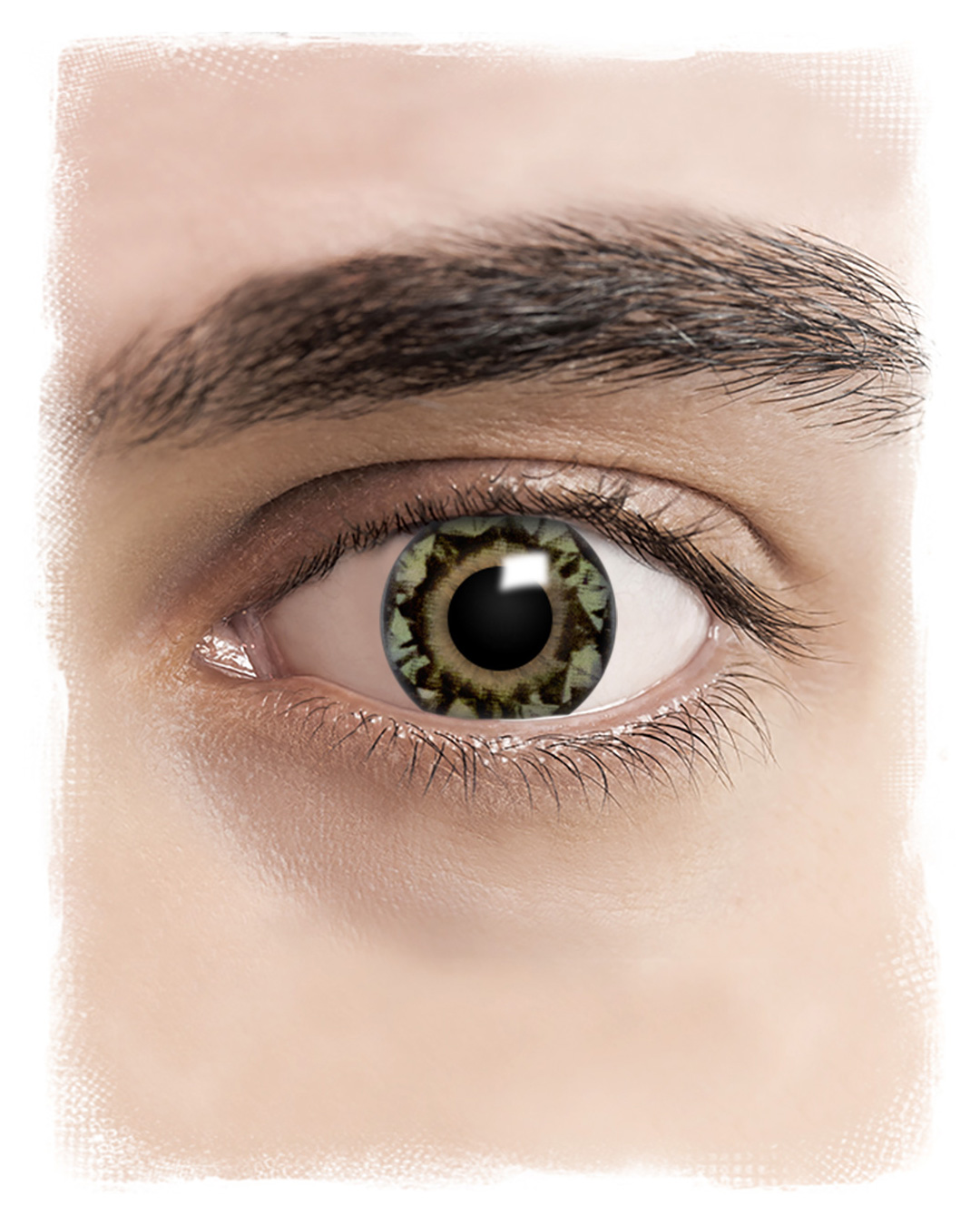 Realistische Grüne Cosplay Kontaktlinsen ★