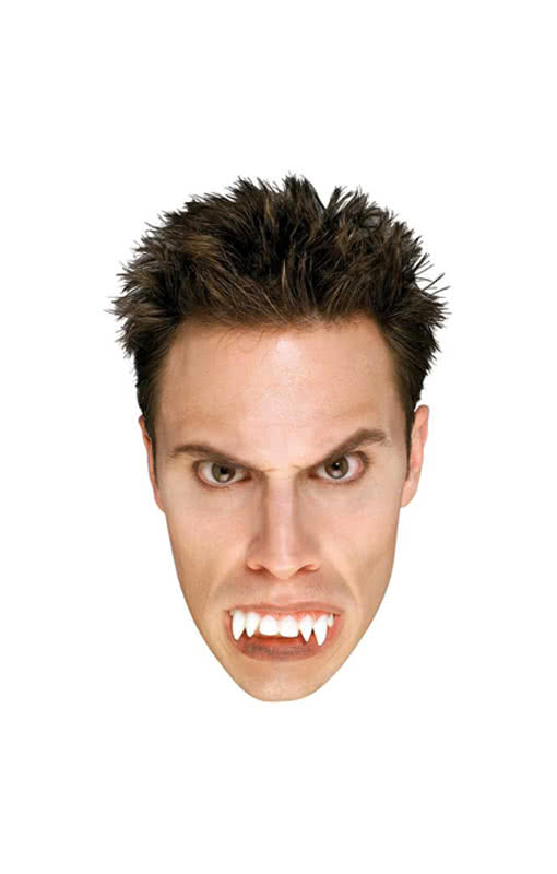 Realistische Vampir Zähne  Spitze Vampir Zähne als Vampir Gebiss