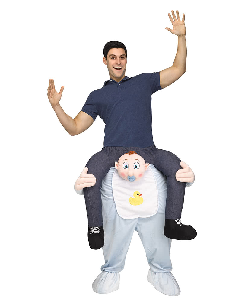 Reiter auf Baby Carry Me Kostüm für Fasching One Size