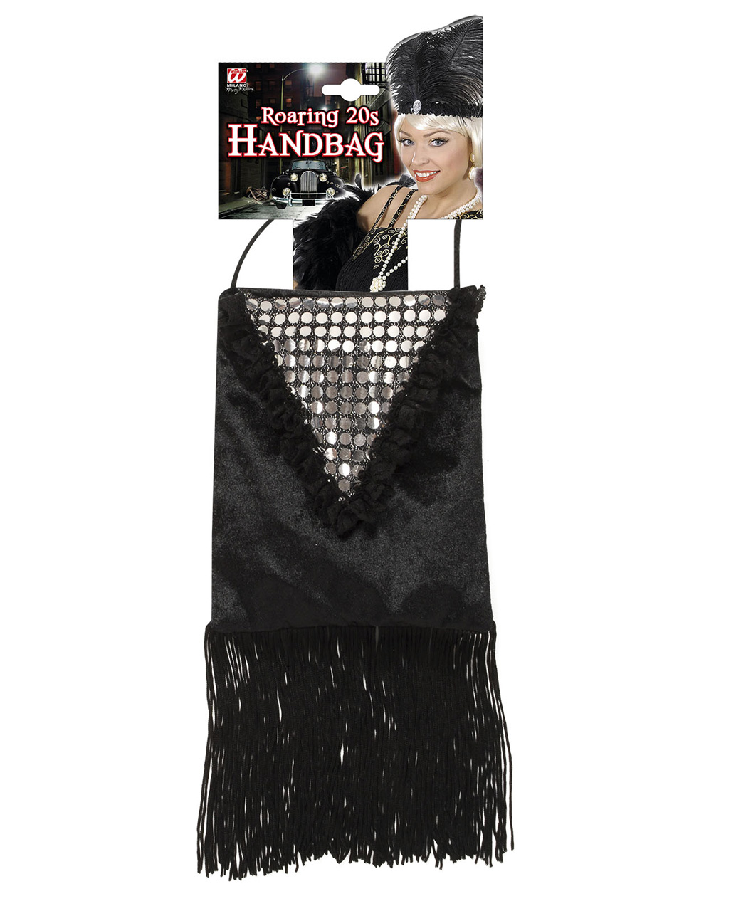 20er Jahre Handtasche mit Fransen  Kostümzubehör kaufen