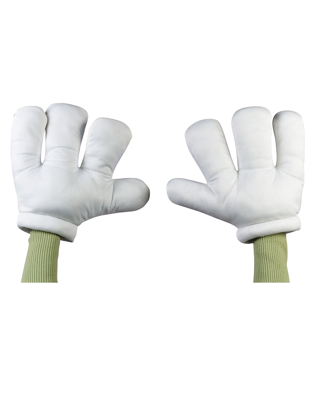 Cartoon Riesen Handschuhe weiß Lustige weiße Comic-Handschuhe