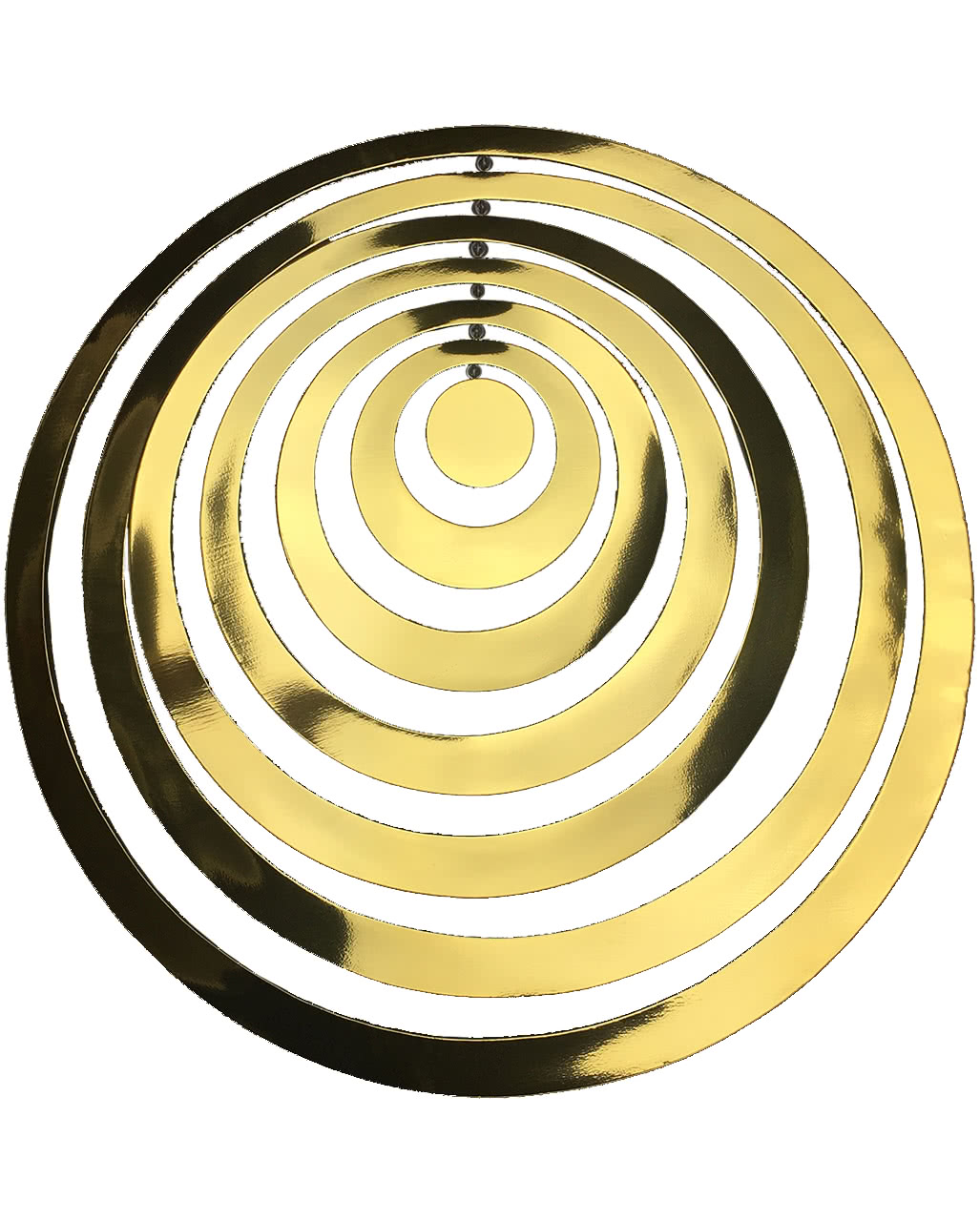 Ring-Mobile gold 53 cm 80s Party Deko