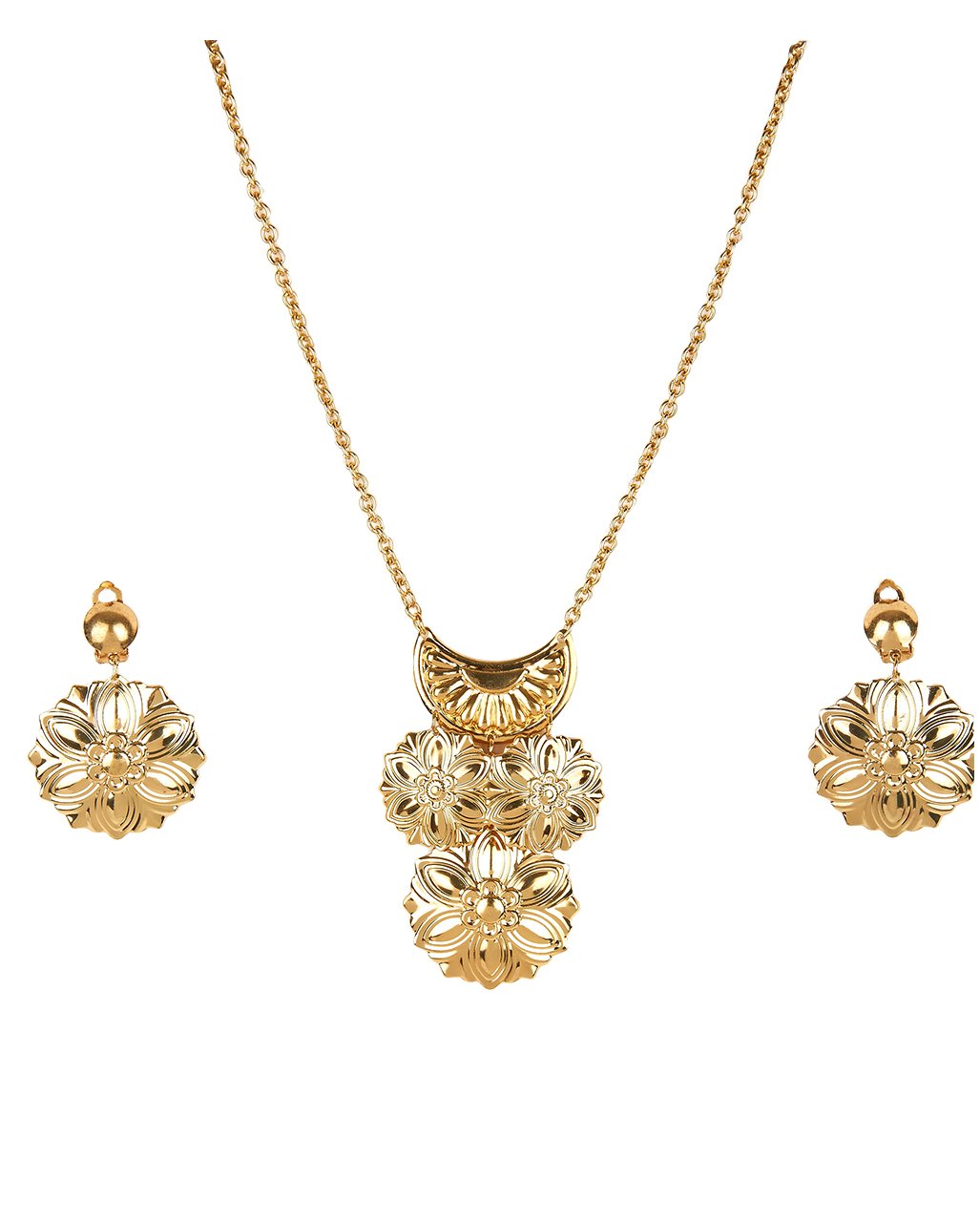 Römerin Halskette mit Ohrringen   Historischer Kostümschmuck