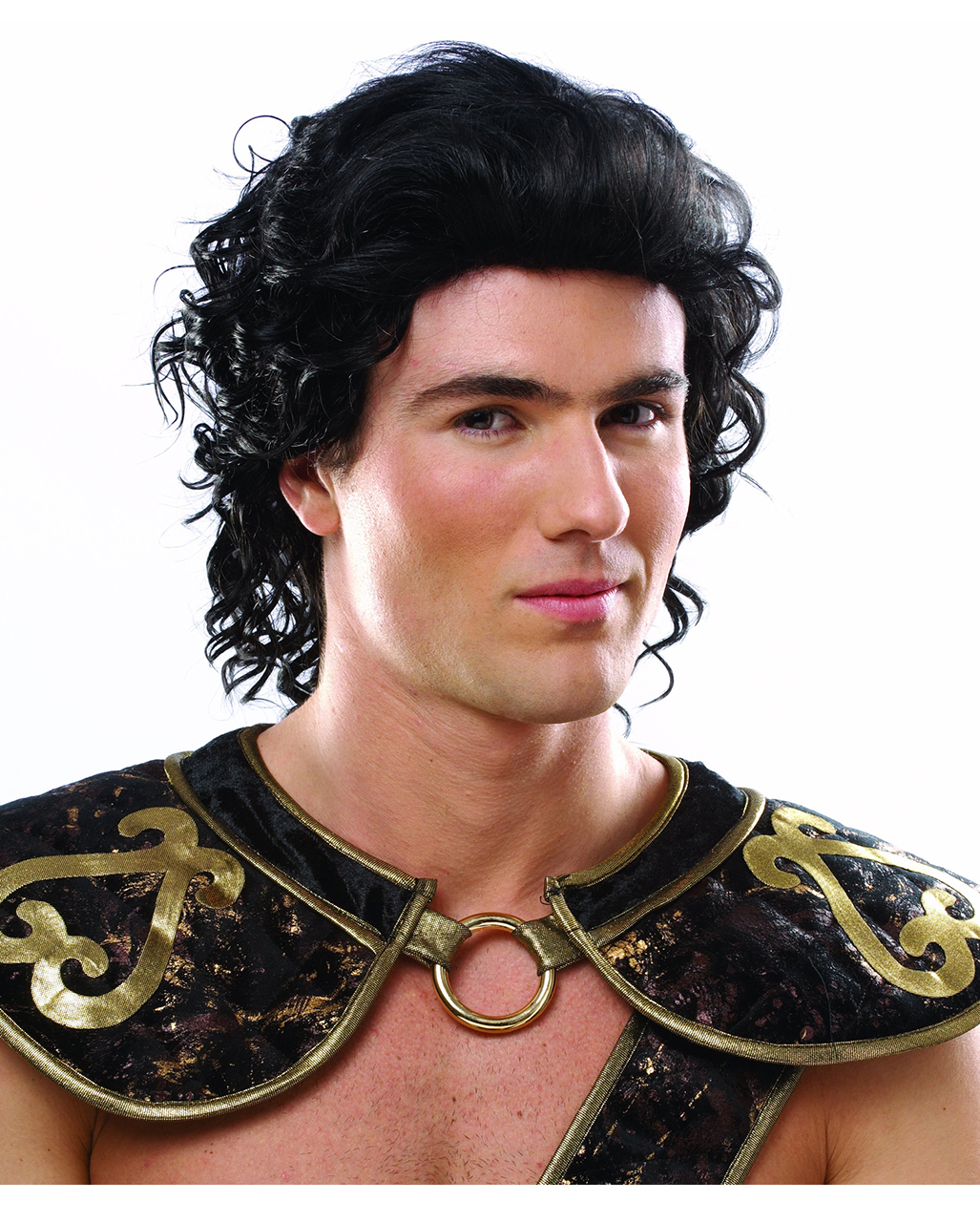 Römischer Krieger Perücke schwarz HIER ordern