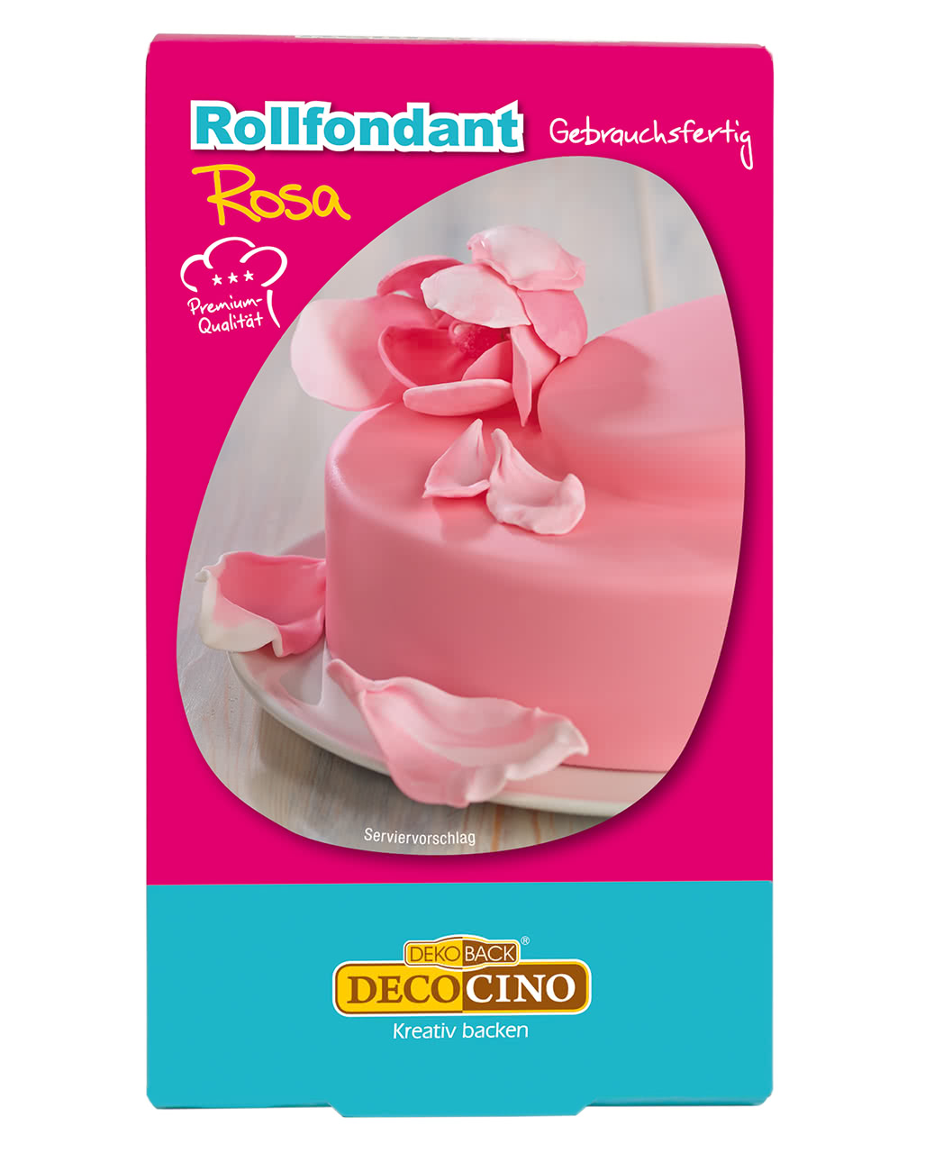 Rollfondant rosa 250 g ✿ Gebrauchsfertig