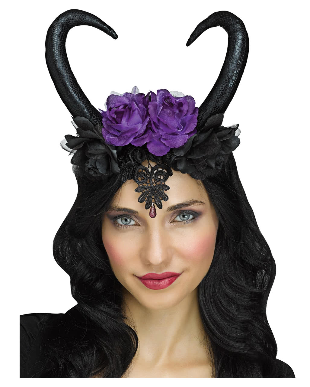 Romantic Devil Queen Haarreif Halloween & Gothic