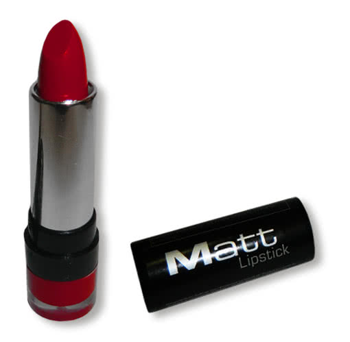 Roter Lippenstift -Lippen Stift-Lippen Make Up-Kussmund