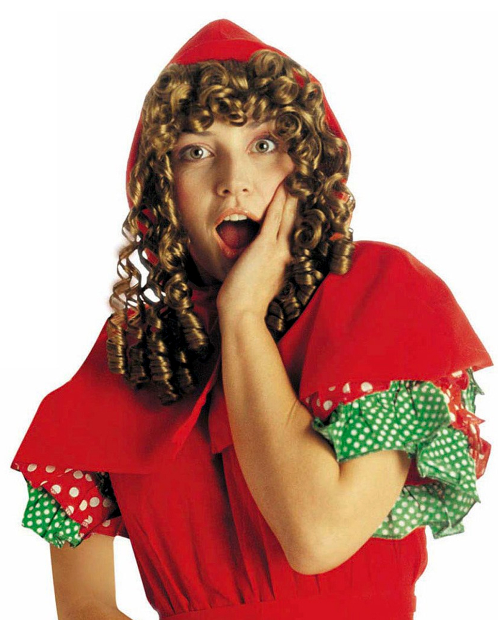 Rotkäppchen Perücke mit Kapuze Märchen Kostüme kaufen