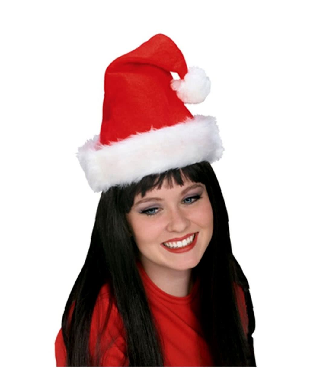 Santa Claus Mütze Royal mit Plüschrand ✩ XMAS Hut