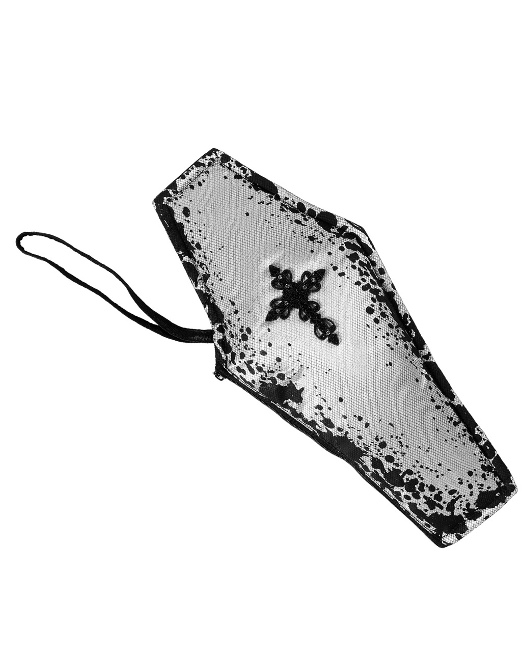 Sarg als Gothic Handtasche  Zubehör für Halloween