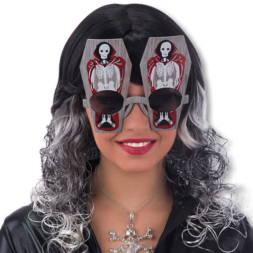 Sarg Scherzbrille  Halloween Brille