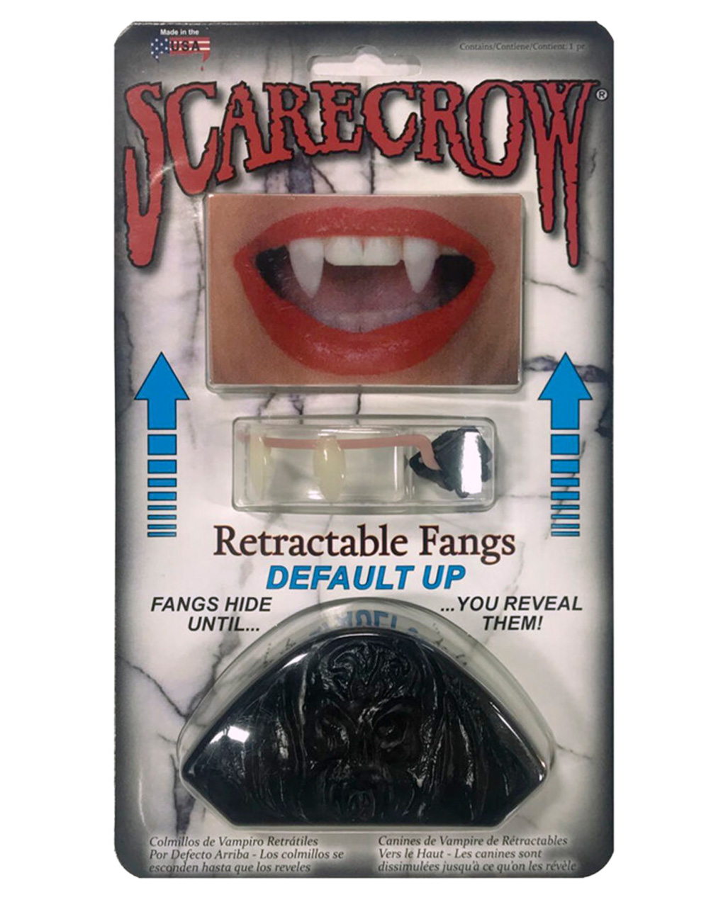 Scarecrow Einziehbare Vampir Zähne UP für Halloween