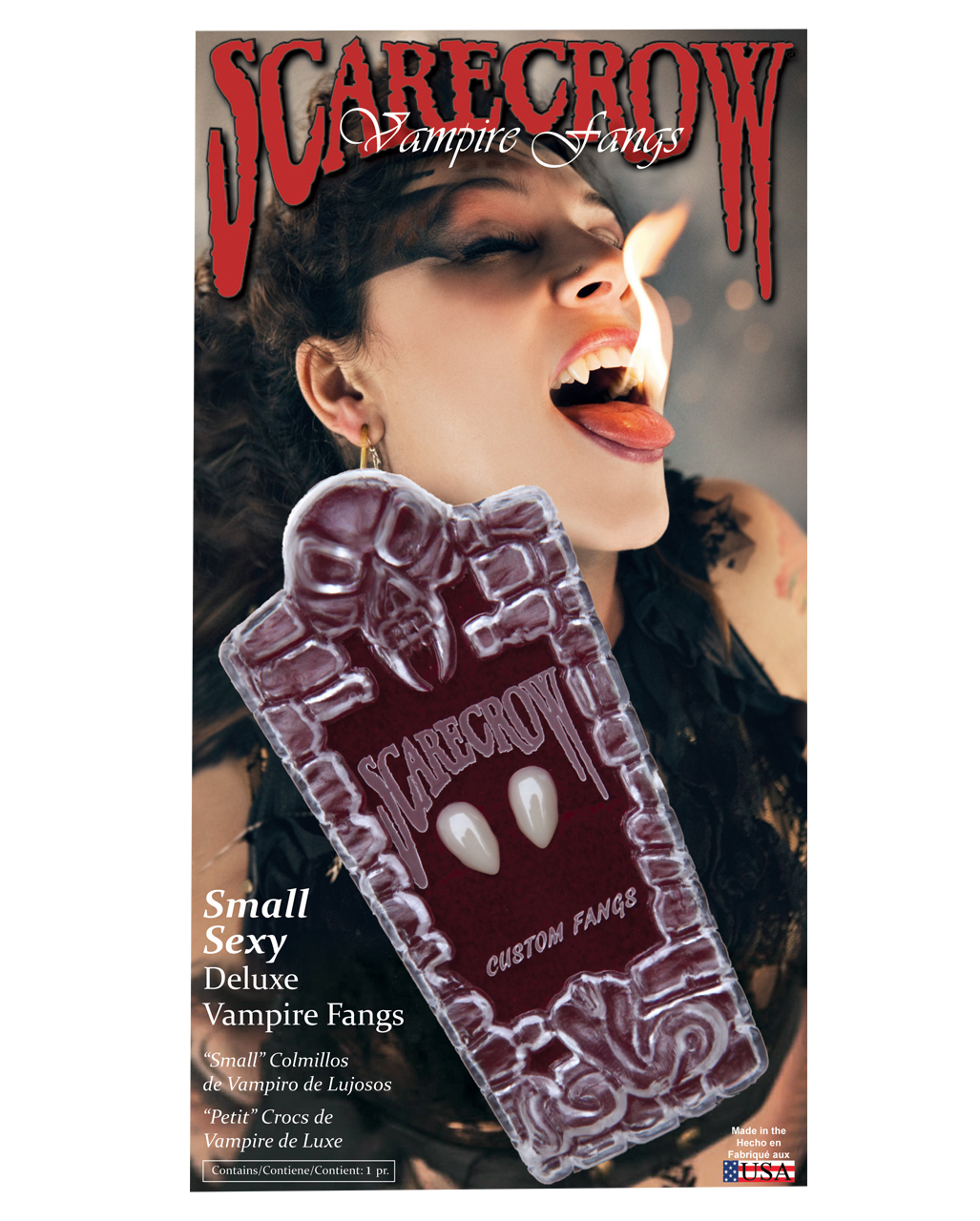 Scarecrow Lady Fangs Vampir Eckzähne - Scarecrow Vampirzähne kaufen