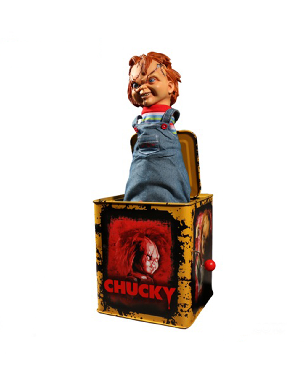 Scarred Chucky Burst-a-Box Sammlerfigur 36cm