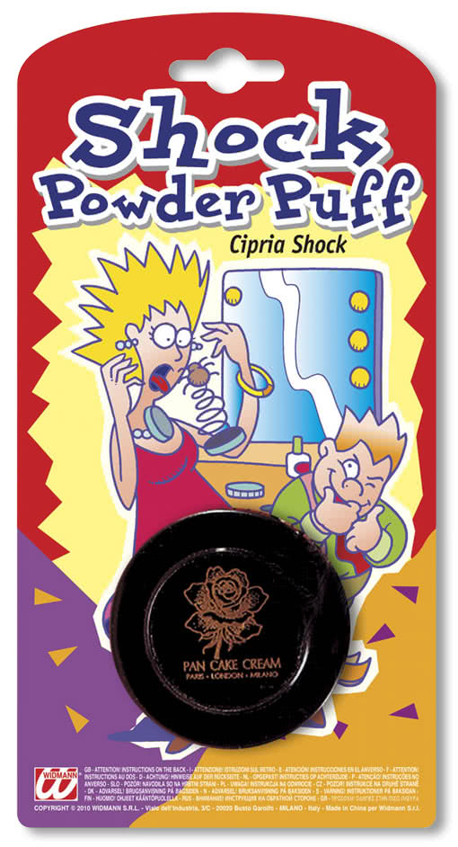 Schock Puderdose Fake Puderdose Spinnenschreck Schockartikel