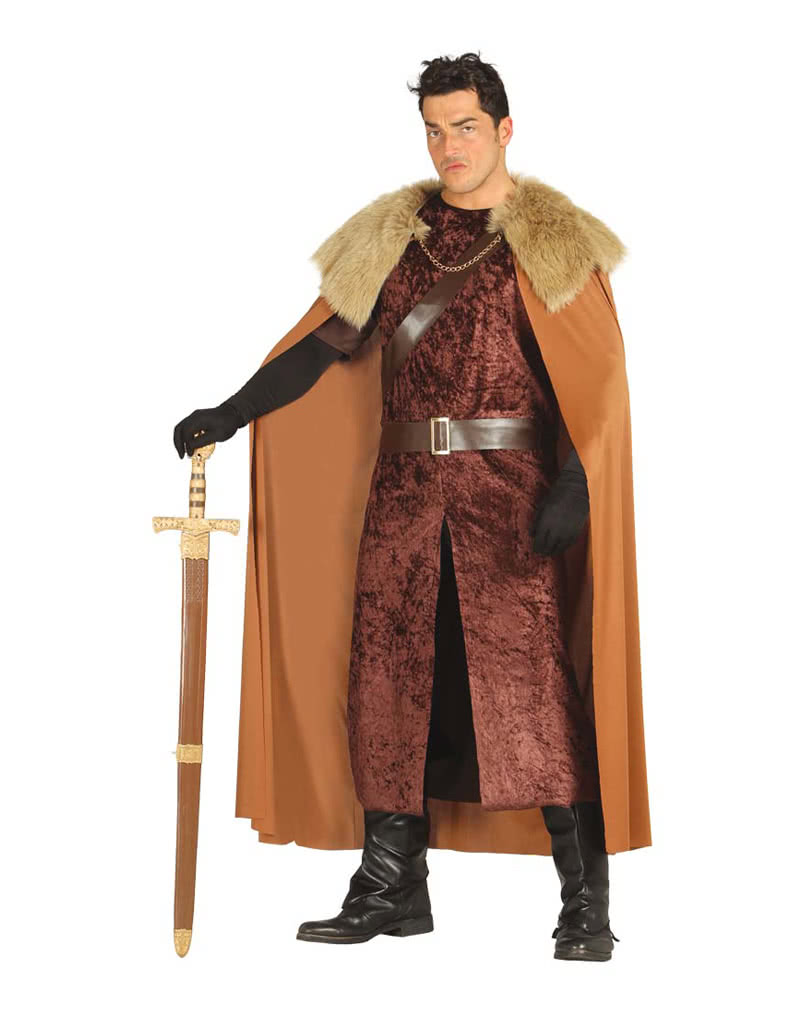 Highlander Kostüm Mittelalter Herrenkostüm mit Umhang