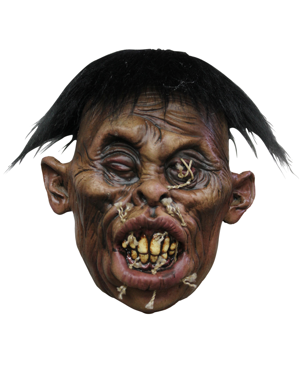 Schrumpfkopf Mongole Halloween Deko