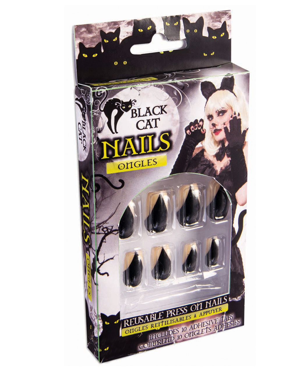 Schwarze Katzen Fingernägel bestellen