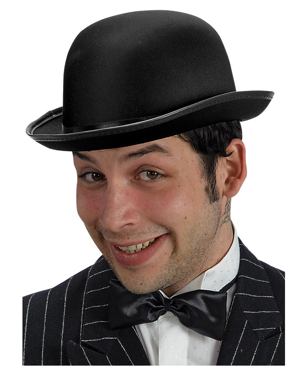 Schwarze Melone / Bowler  Karnevals Hüte & Zylinder kaufen