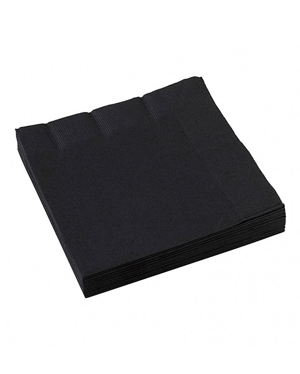 Schwarze Servietten 20 St.  Halloween Deko