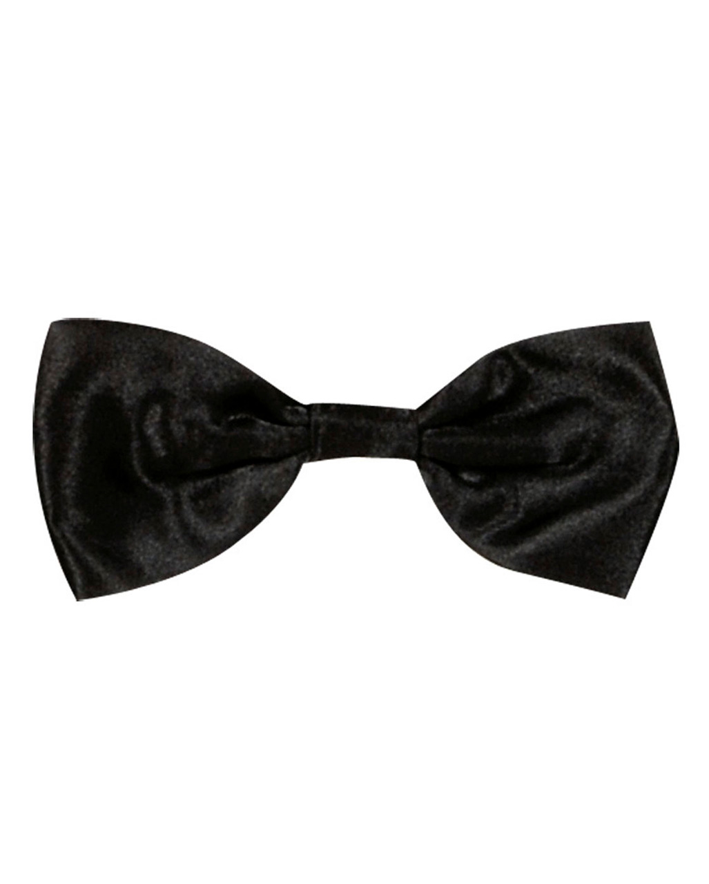 Schwarze Fliege aus Satin Kostümzubehör