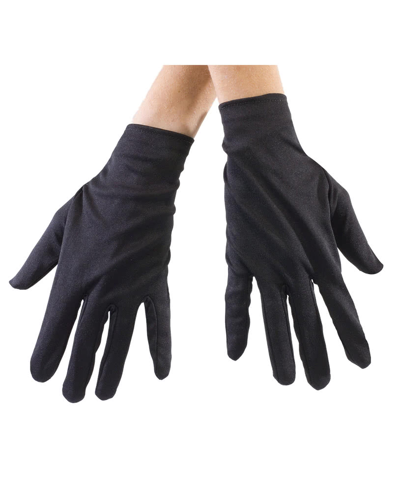 Schwarze Stoff Handschuhe Kostümhandschuhe günstig kaufen