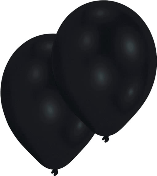Schwarze Luftballons 50 St. Gothic Deko online kaufen