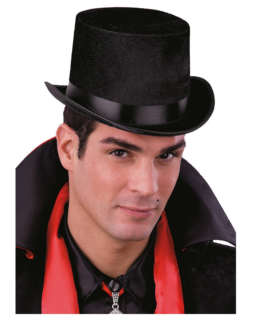 Schwarzer Zylinder für Fasching & Halloween