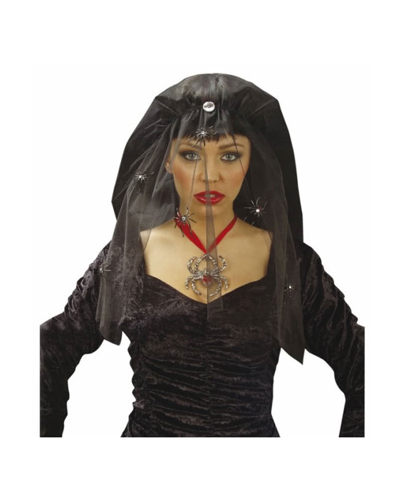 Schwarze Witwe Schleier Kostümzubehör günstig kaufen