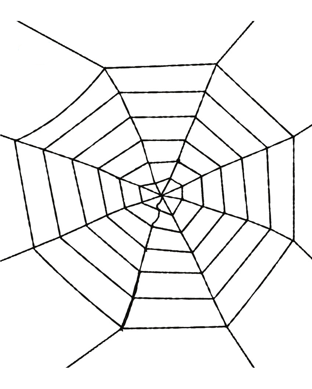 Schwarzes Spinnennetz 100 cm Halloween Deko