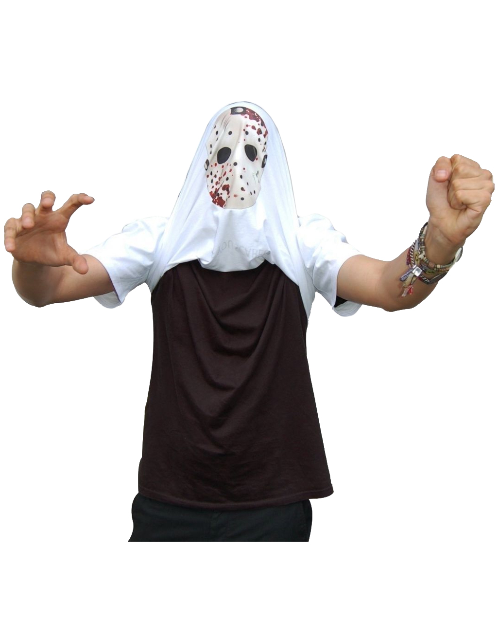 Serienkiller T- Shirt Halloween Shirt mit Überraschung M