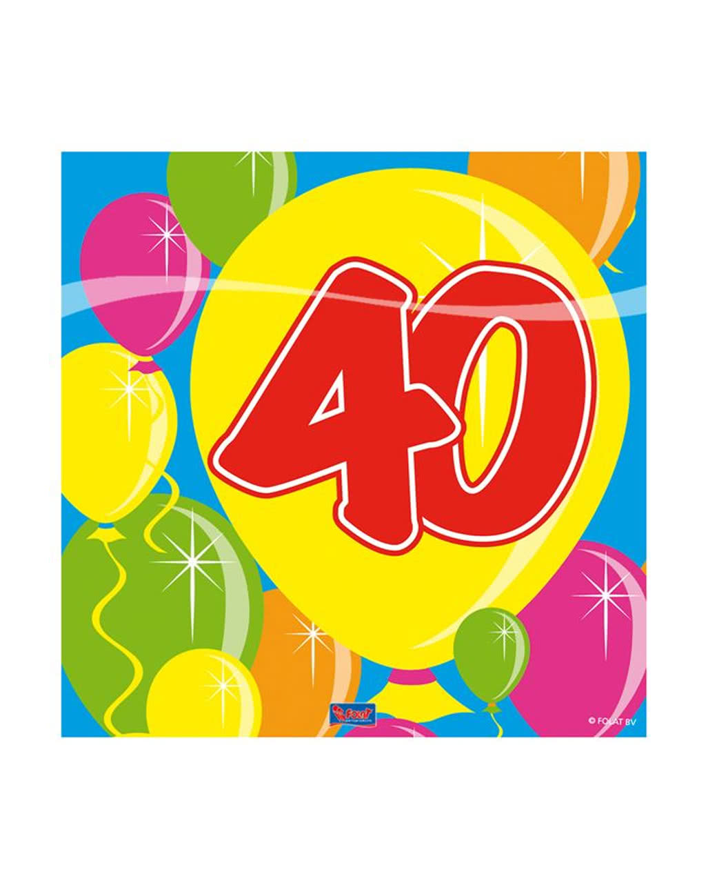 Servietten Ballon 40 Party Servietten