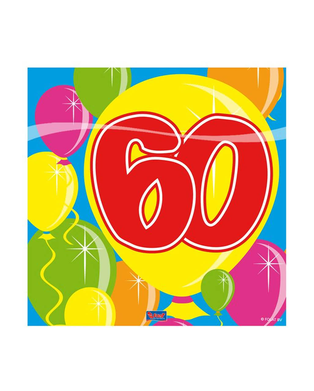 Servietten Ballon 60 Party Servietten