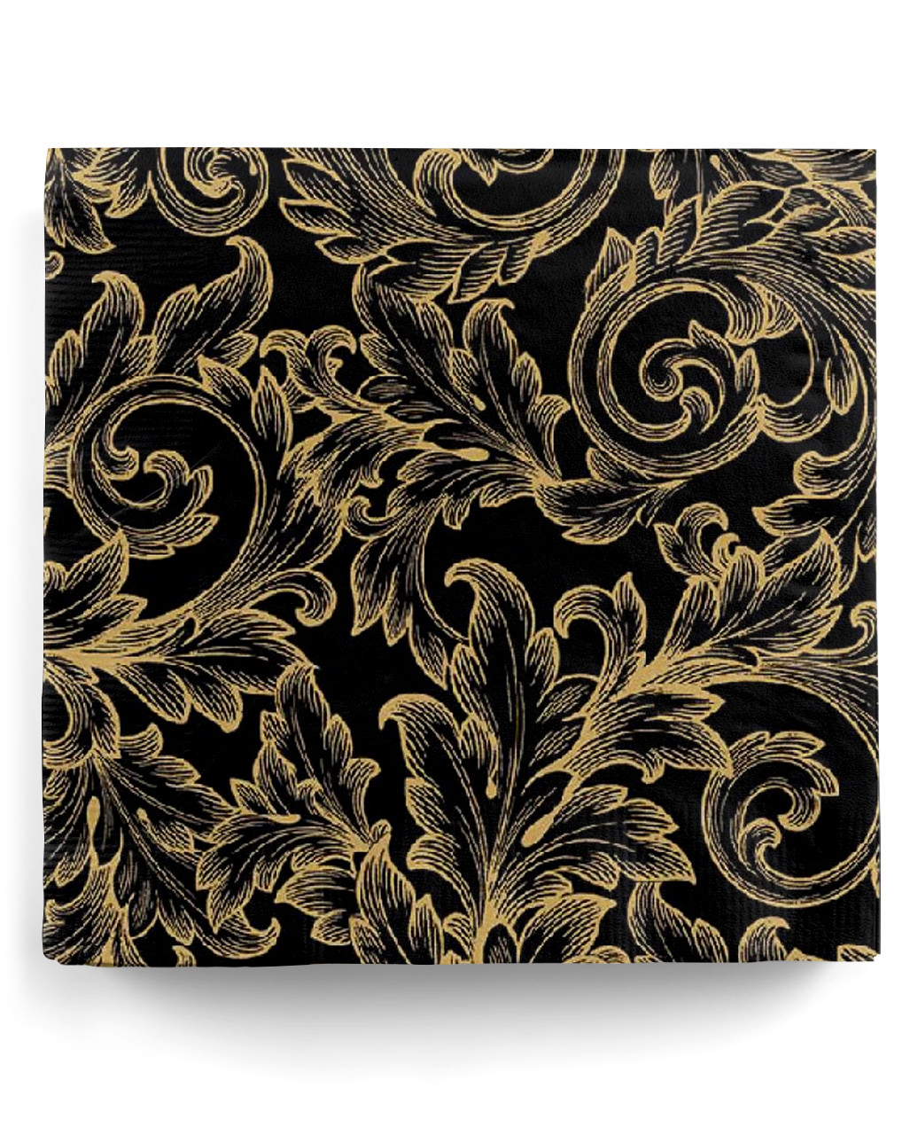 Servietten Gothic Baroque Schwarz-Gold 20 St. ordern ★