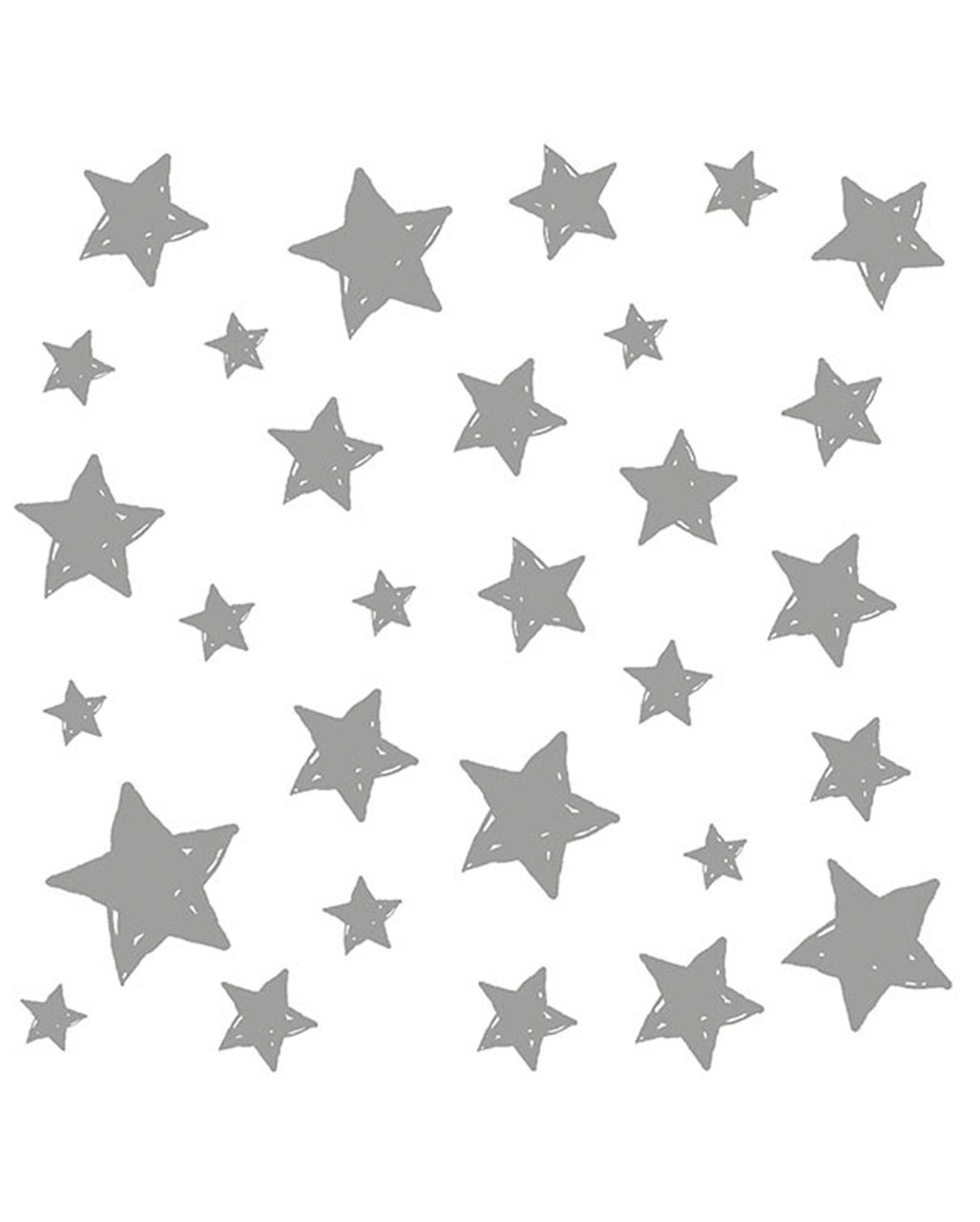 Servietten silberne Sterne 20 St. als edle Deko