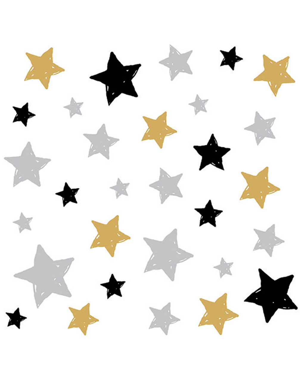 Servietten Sterne 20 St. als Tischdeko!