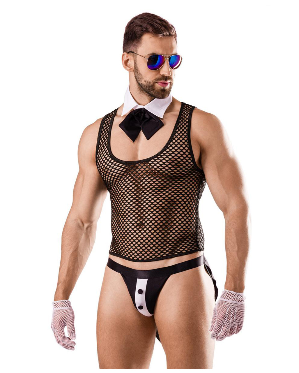 Sexy Butler Kostüm Stripper & GoGo Dancer Kostüm One Size pass S-L