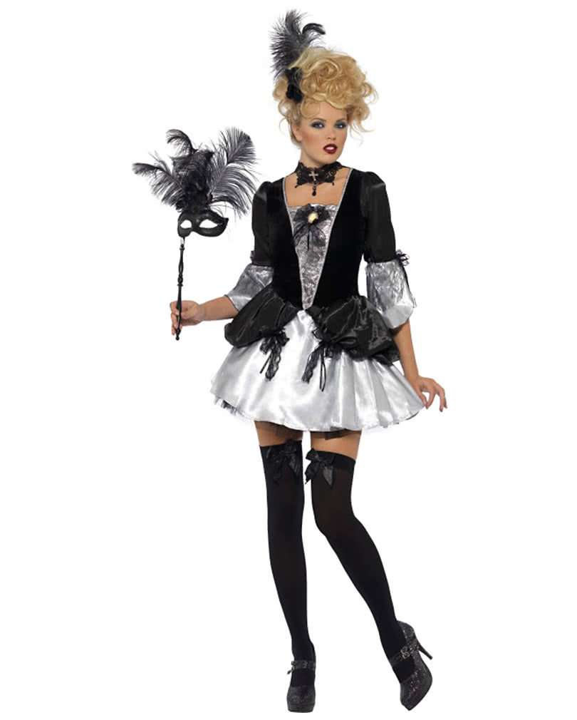 Sexy Barock Fee Kostüm Kurzes Barock Minikleid S 36-38